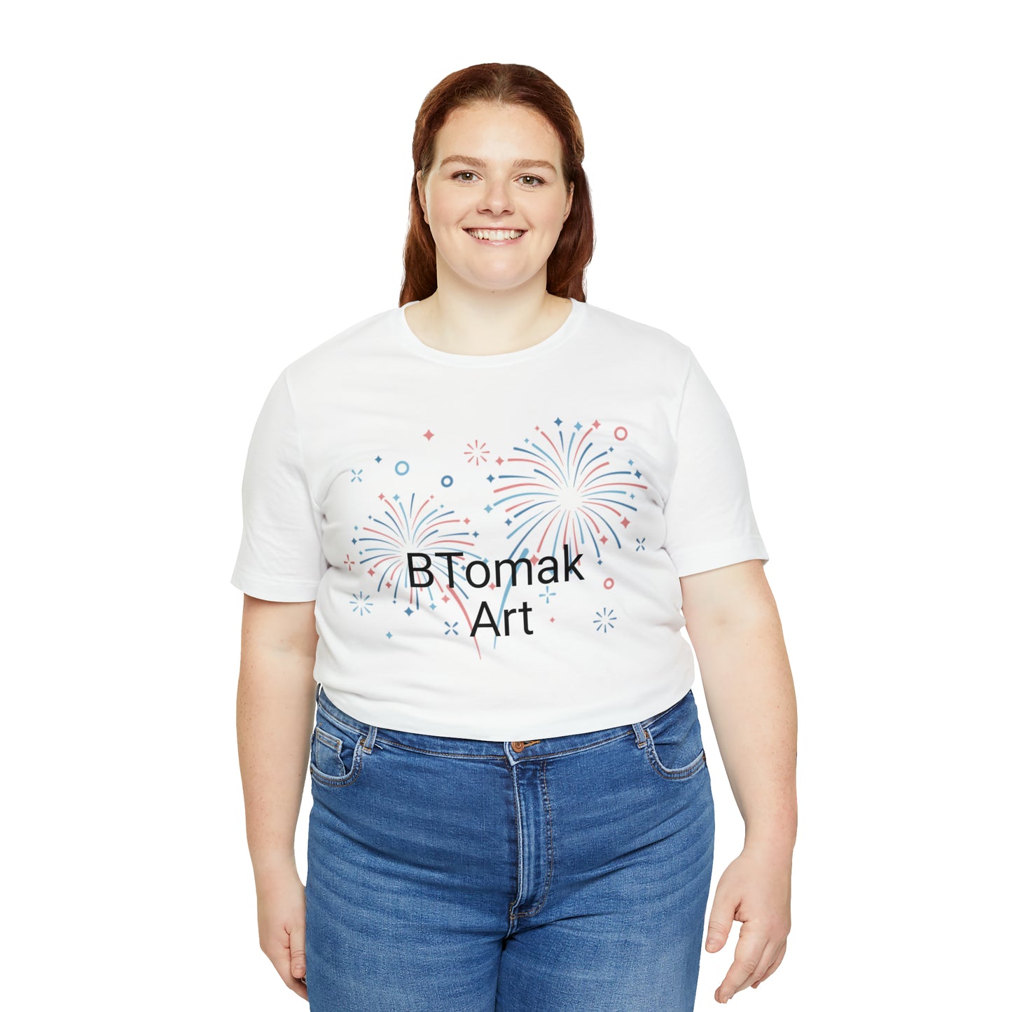 BTomak Art Fireworks Unisex Jersey Short Sleeve Tee