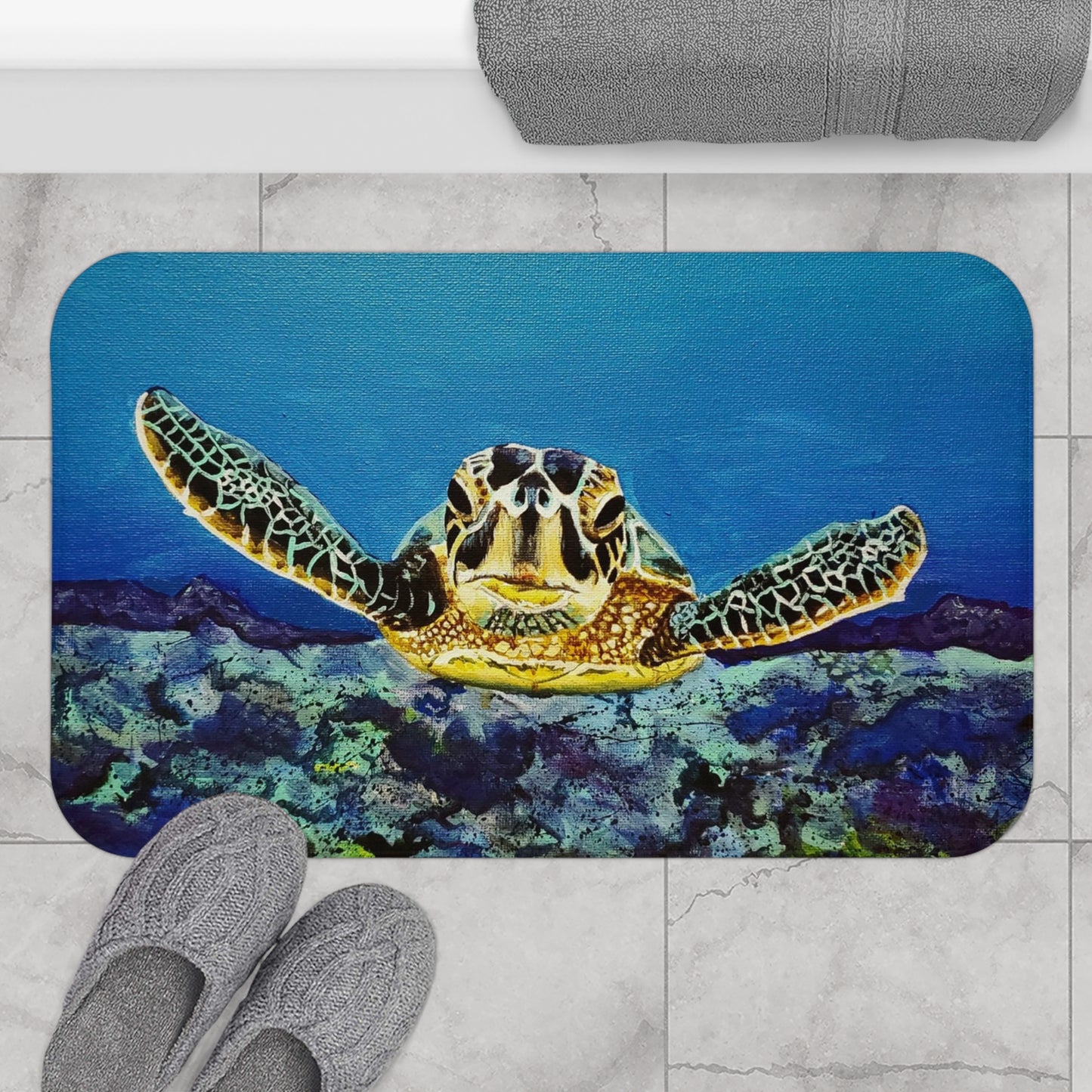 Sea Turtle Bath Mat