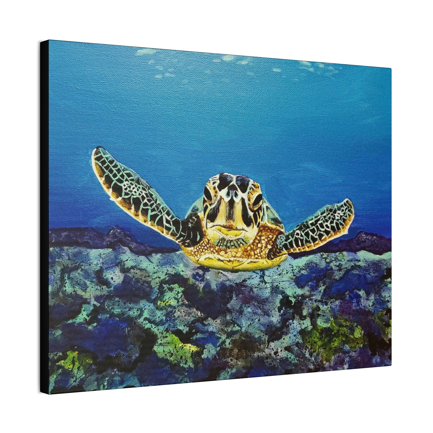 Sea Turtle Canvas Stretched, 0.75"