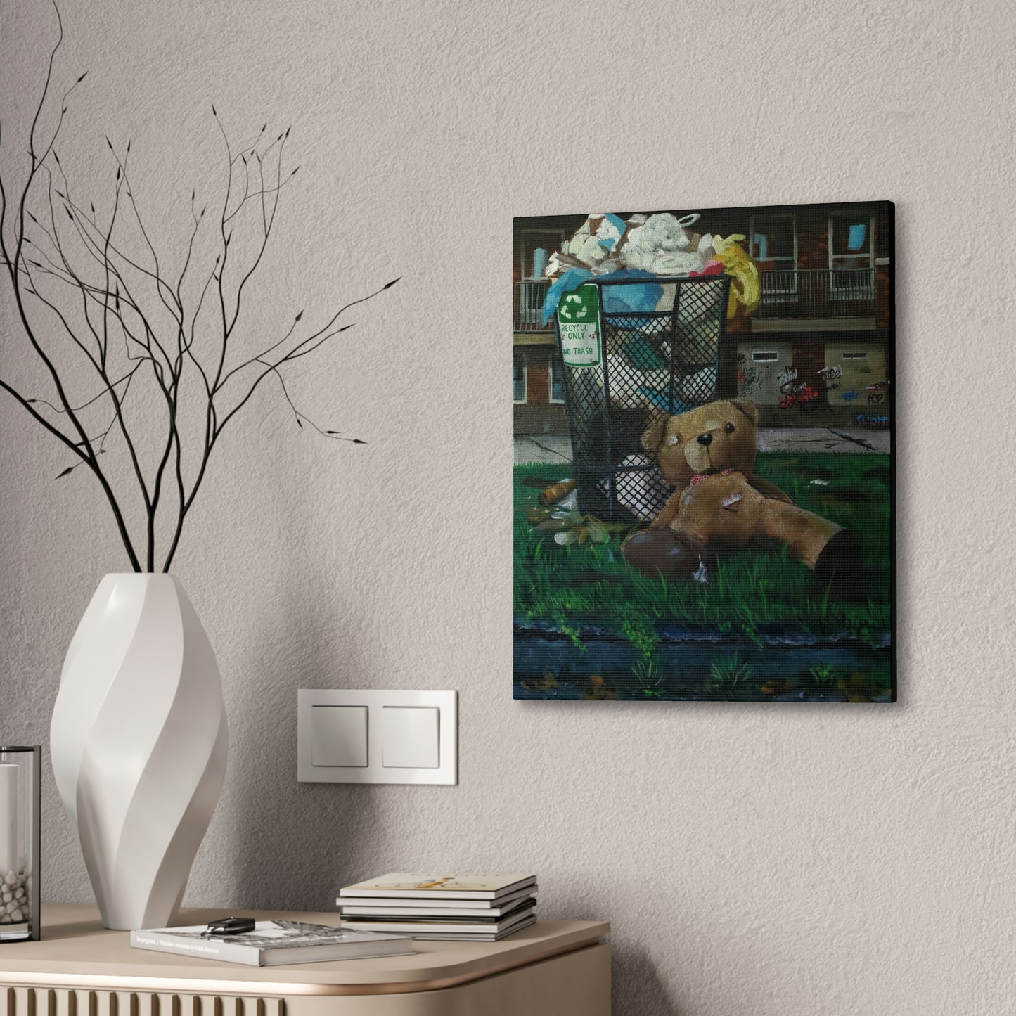 Toys in the Hood #1 Canvas Stretched, 0.75"