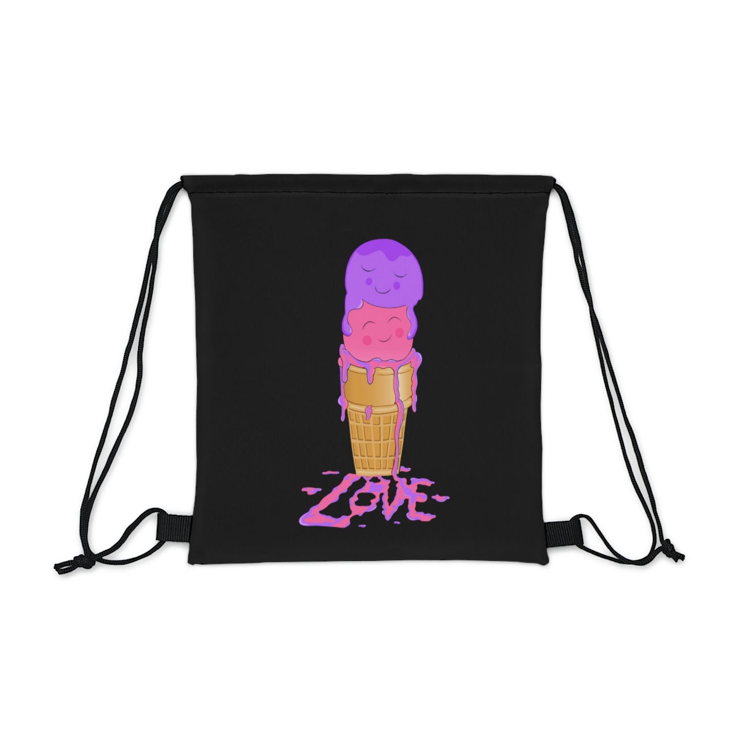 Scoops of Love Outdoor Drawstring Bag