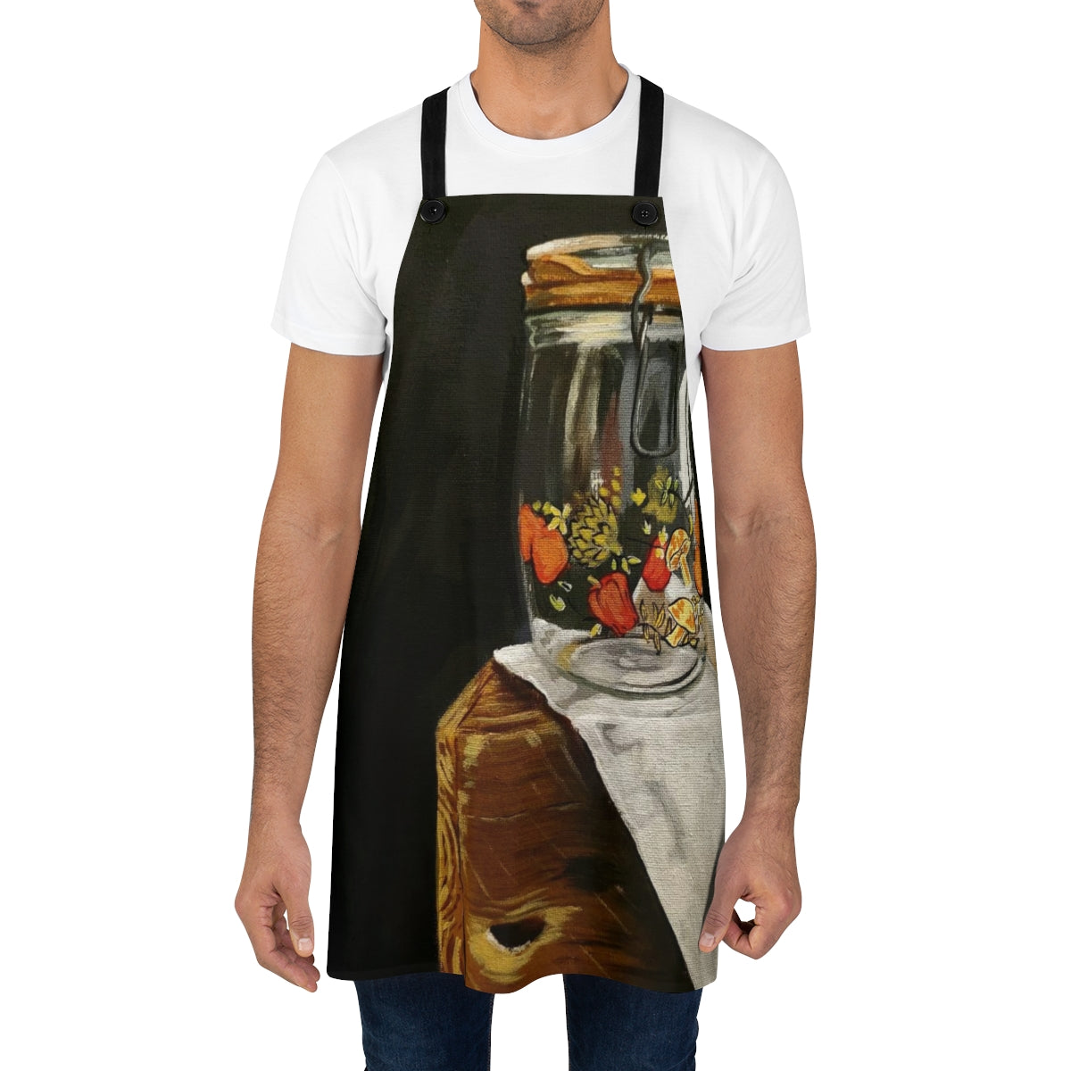 Vintage glass still life Apron