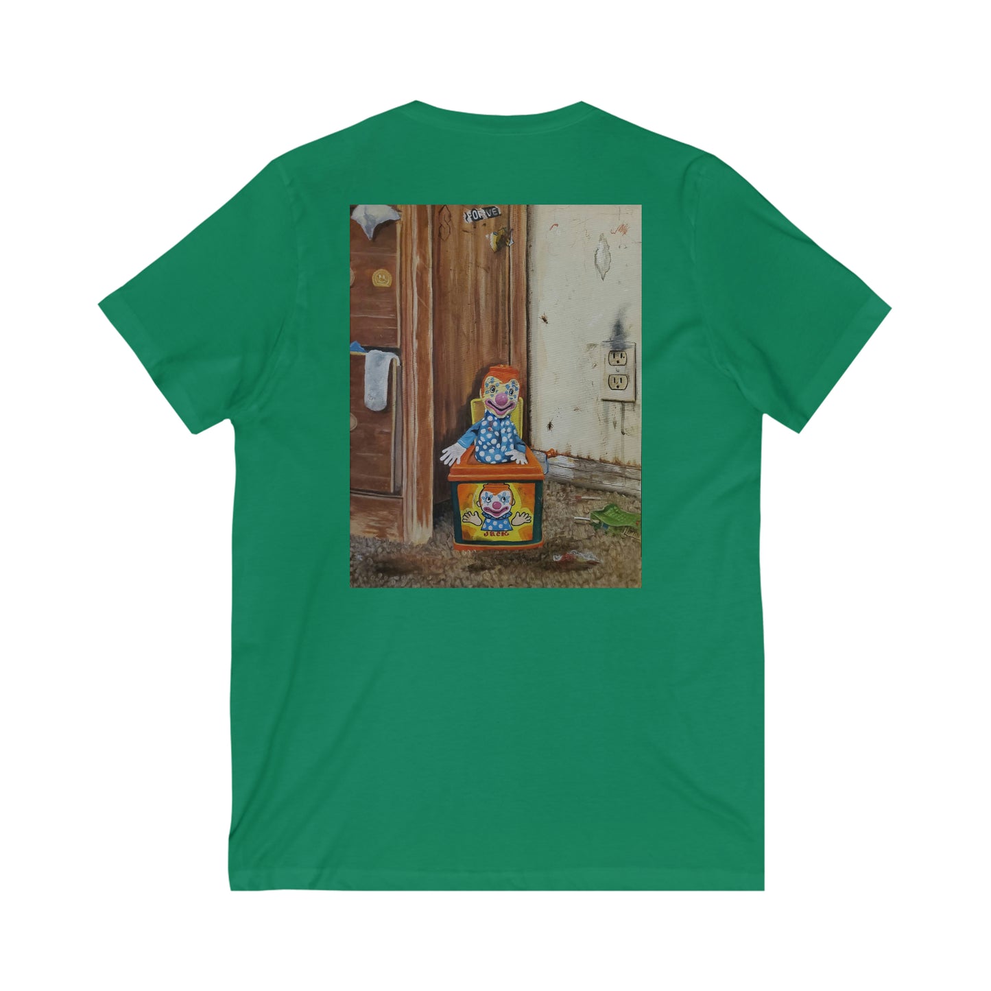 "Jack in the Box" Toys in the Hood #2 of series Unisex Jersey Short Sleeve V-Neck Tee