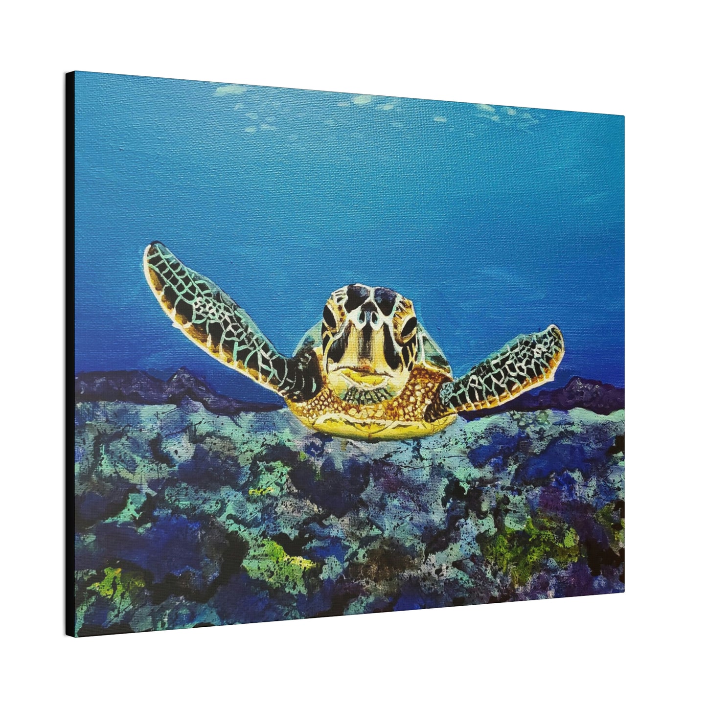 Sea Turtle Canvas Stretched, 0.75"