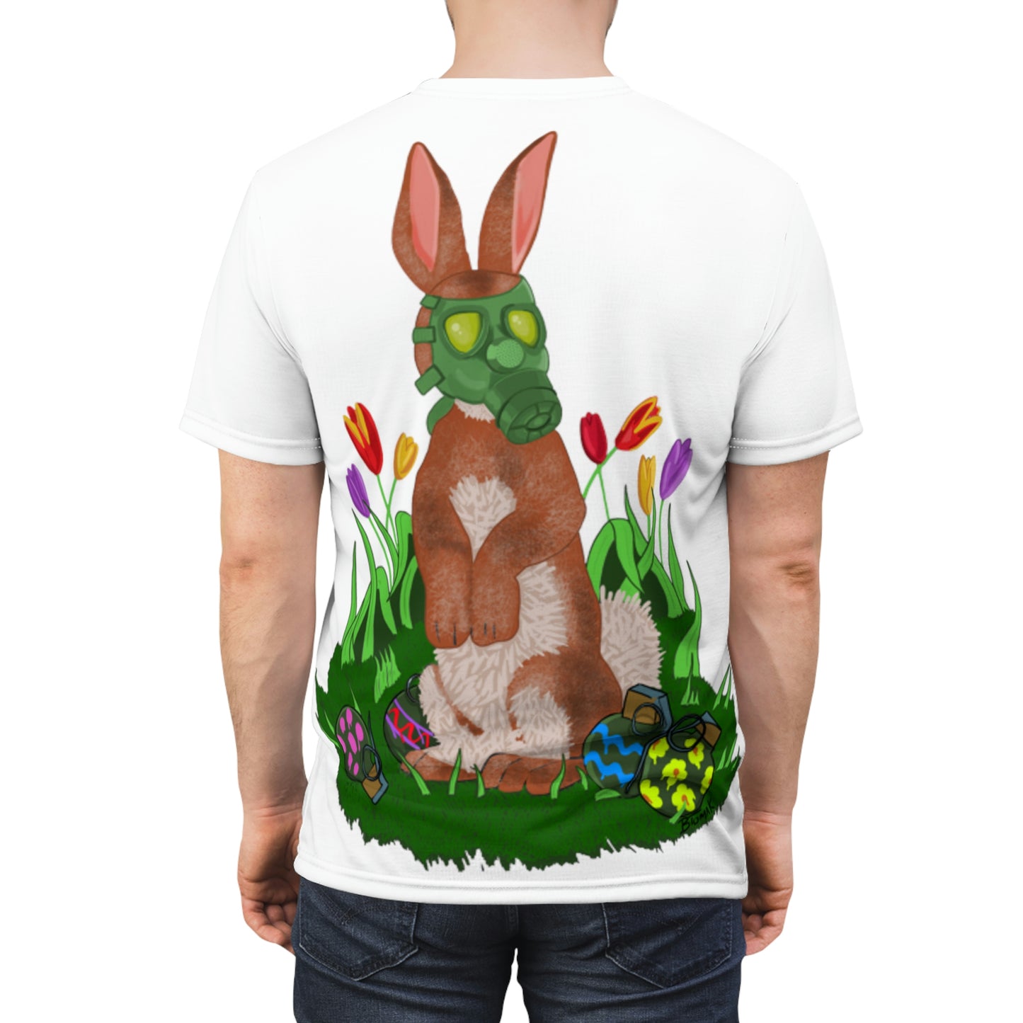 Easter Bunny 2023 Unisex AOP Cut & Sew Tee