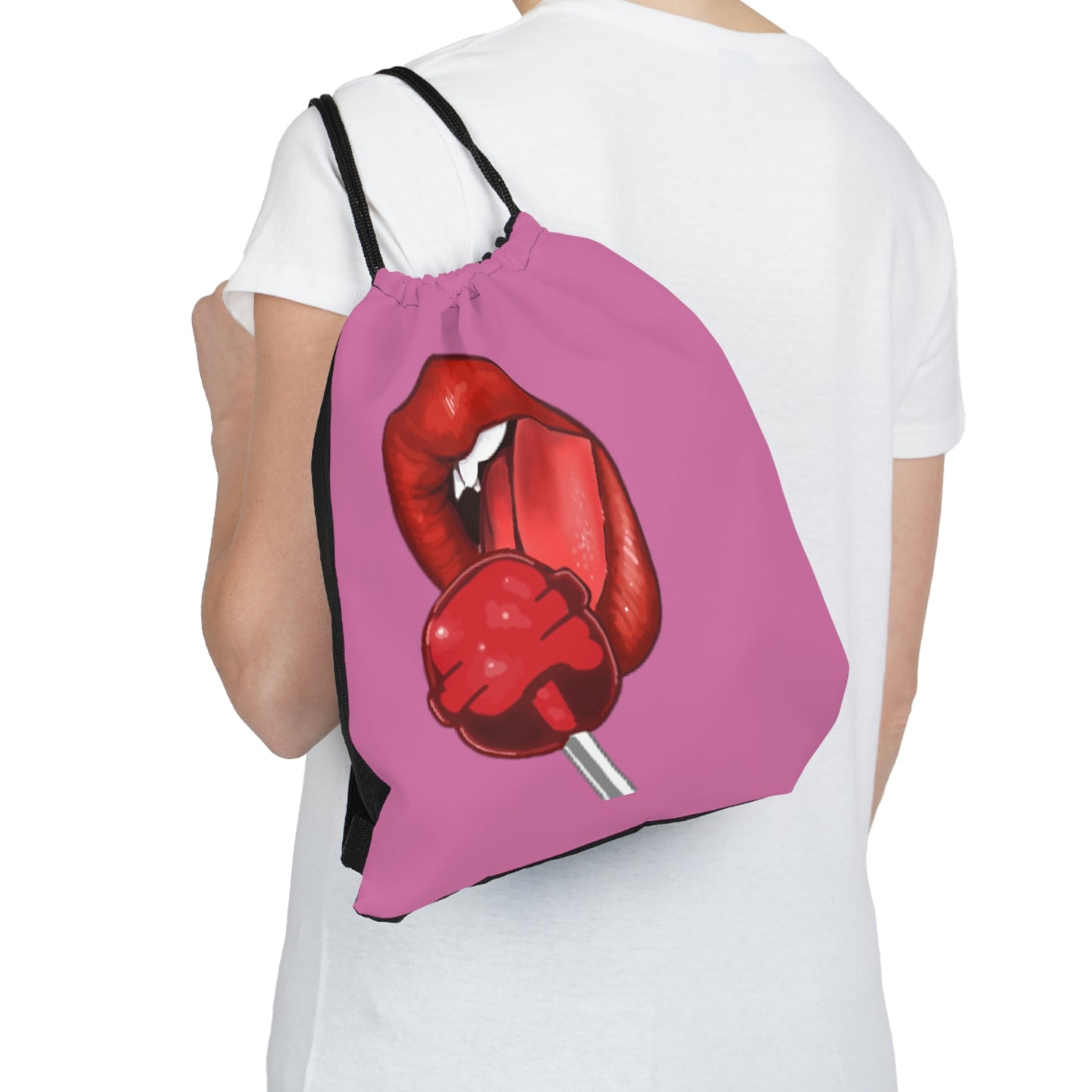 Lollipop Outdoor Drawstring Bag