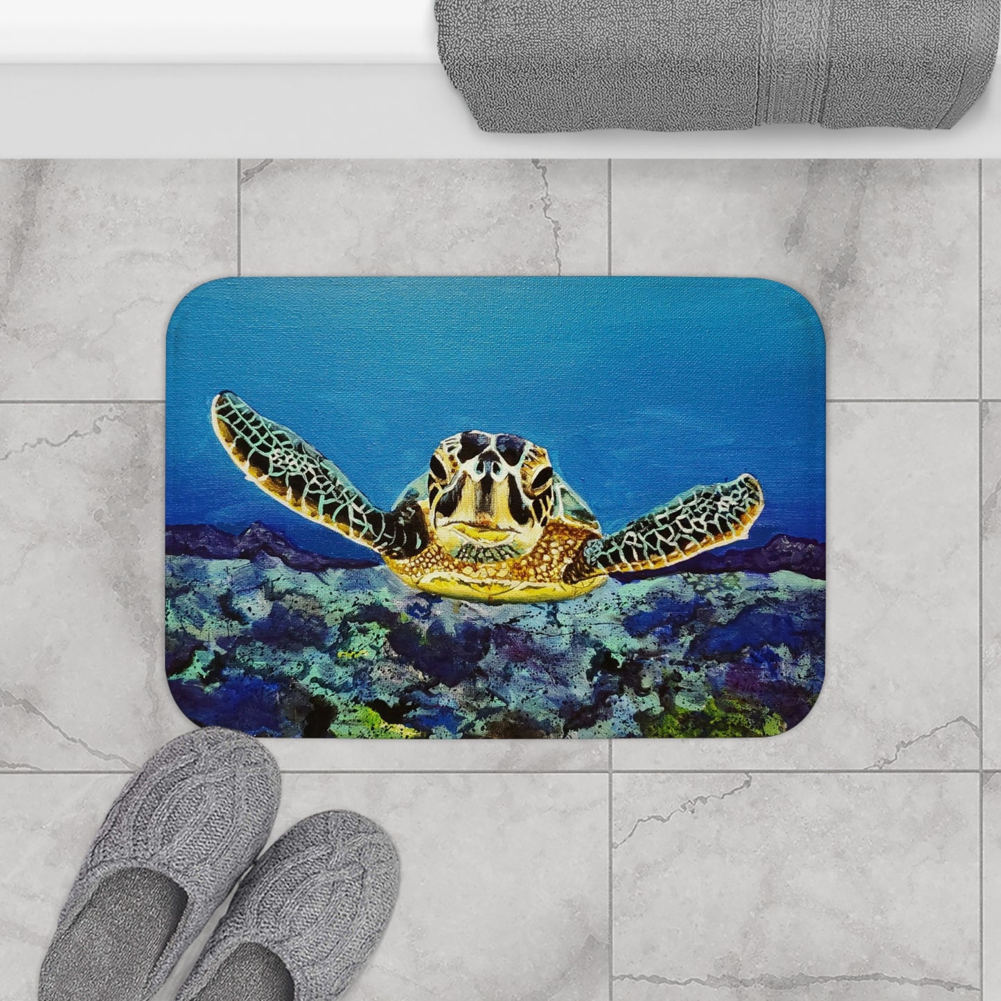 Sea Turtle Bath Mat