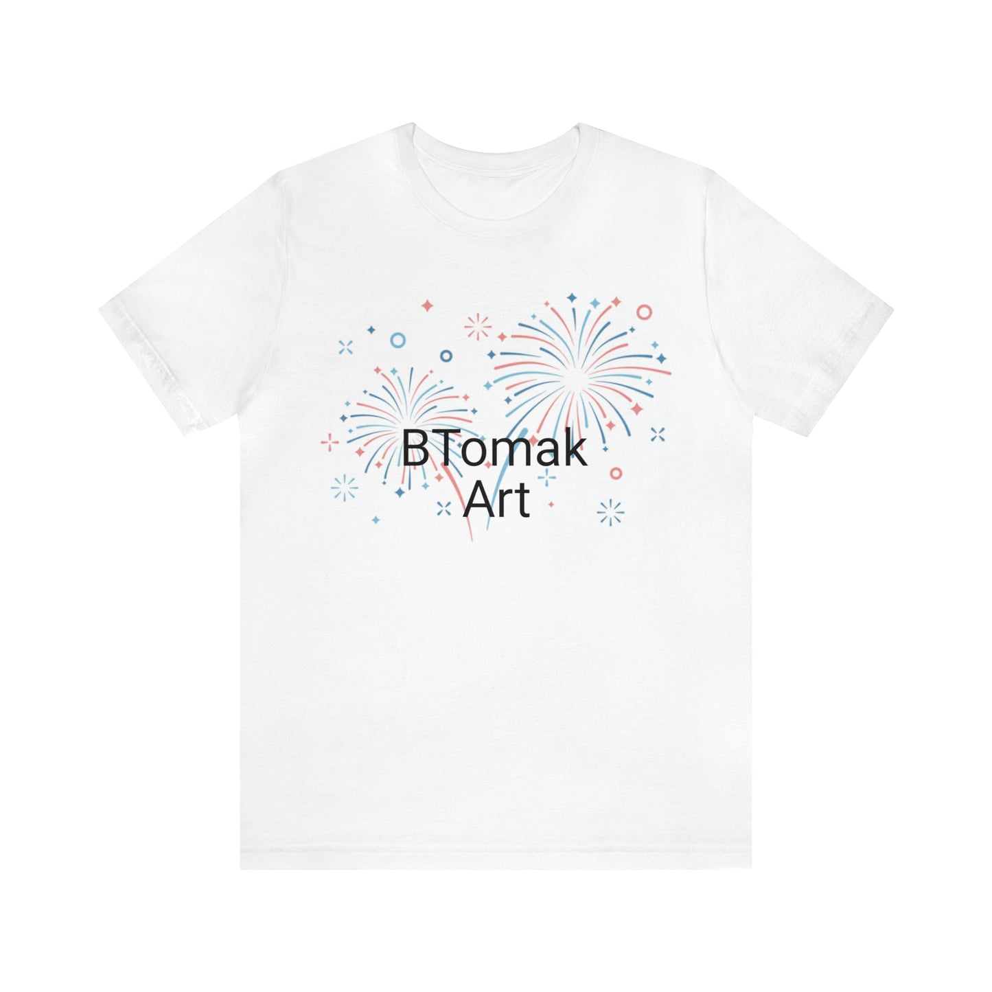 BTomak Art Fireworks Unisex Jersey Short Sleeve Tee