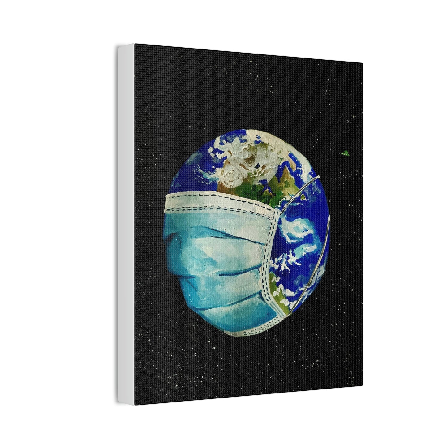 Sick World Canvas Stretched