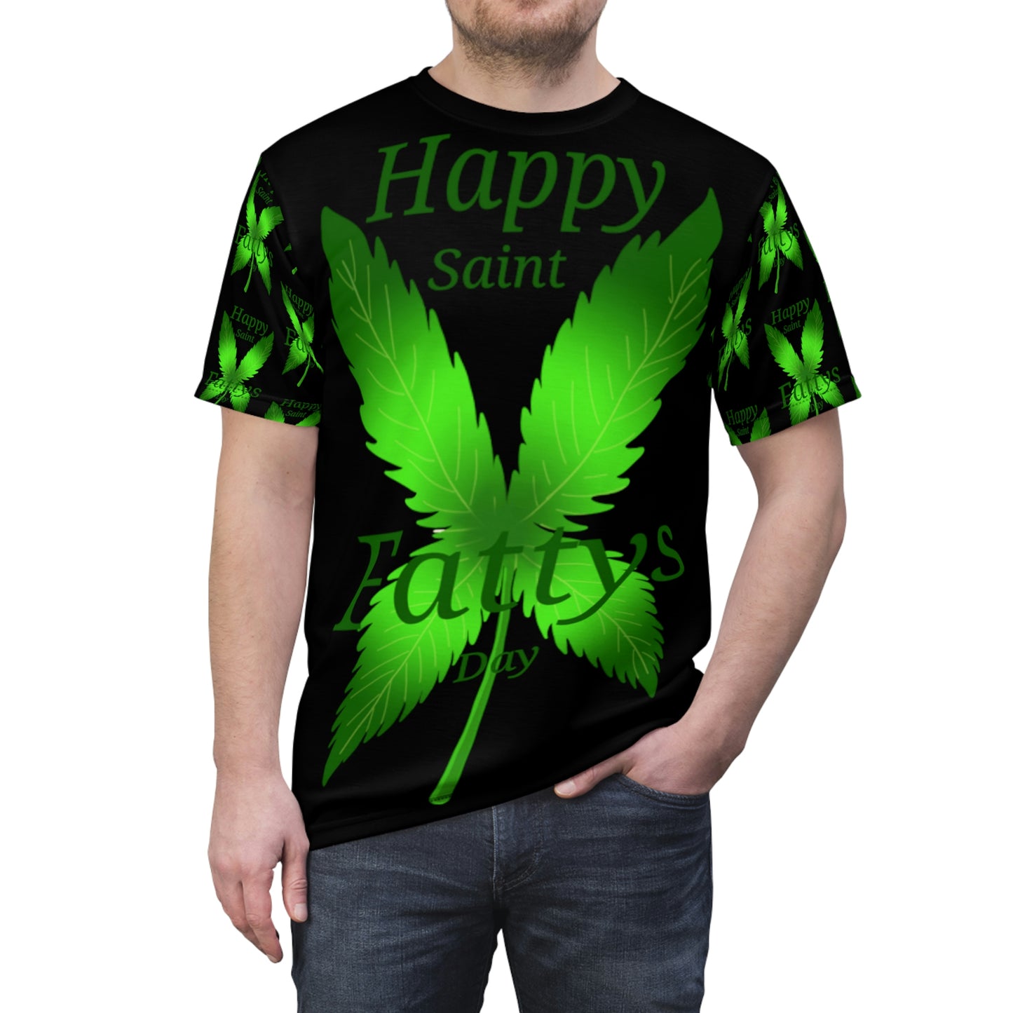 St. Fatty's Day Unisex AOP Cut & Sew Tee