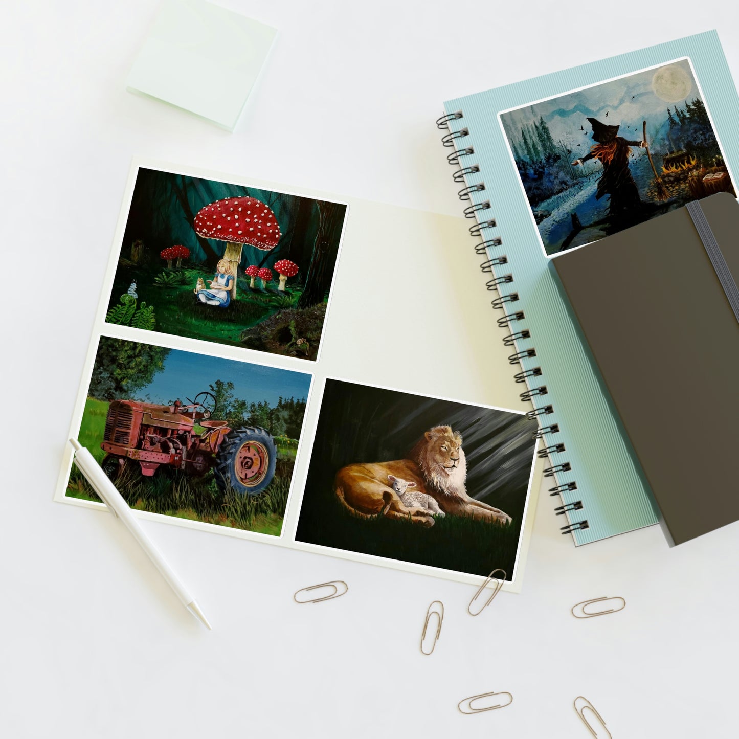 Original Artwork Collage Sticker Sheets