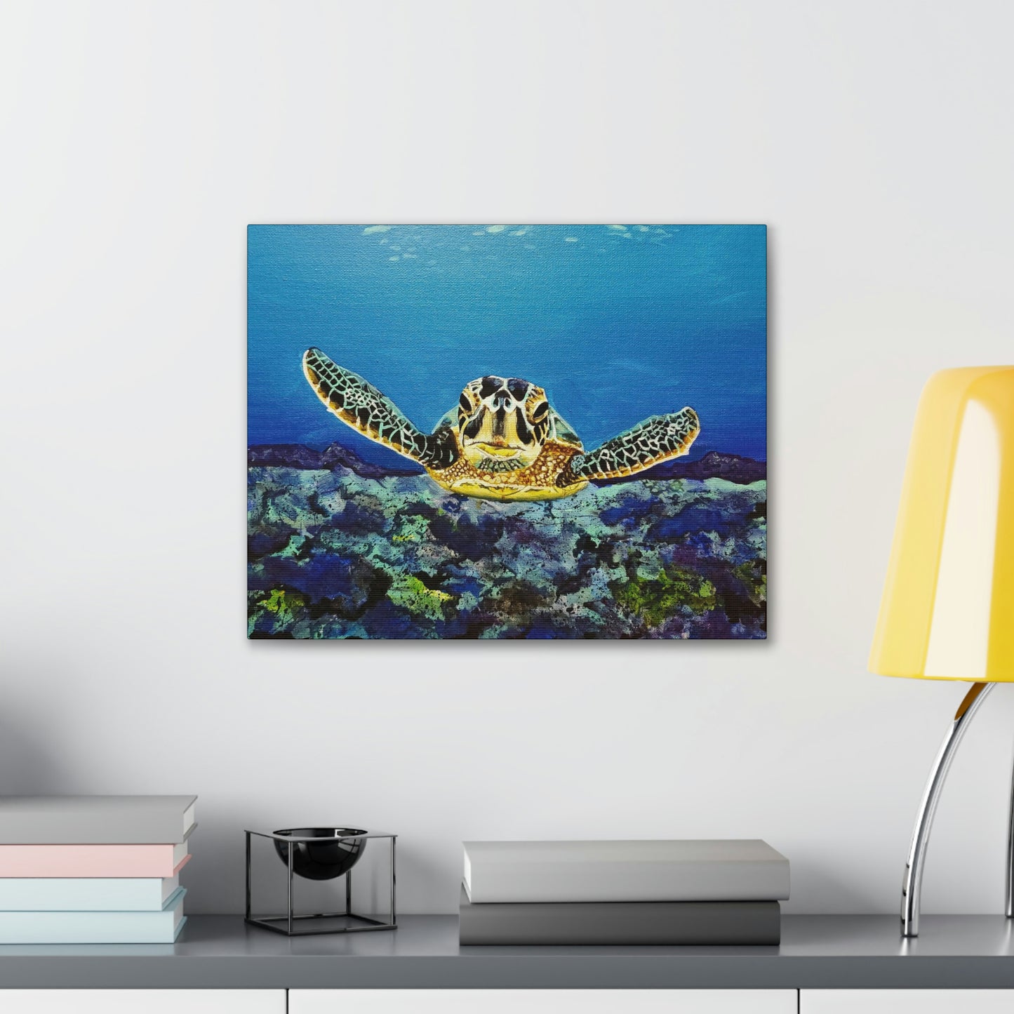Sea Turtle Canvas Stretched, 0.75"
