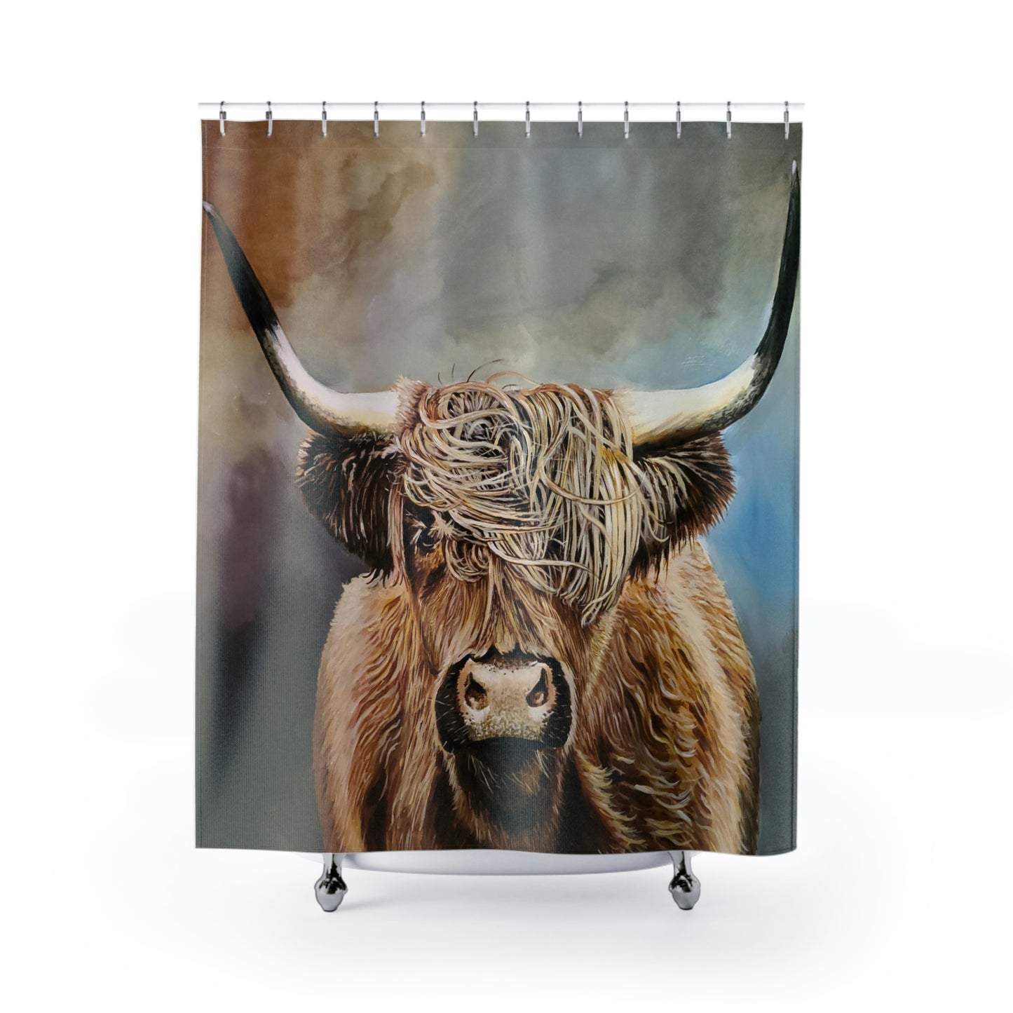 Highland Cow Shower Curtains