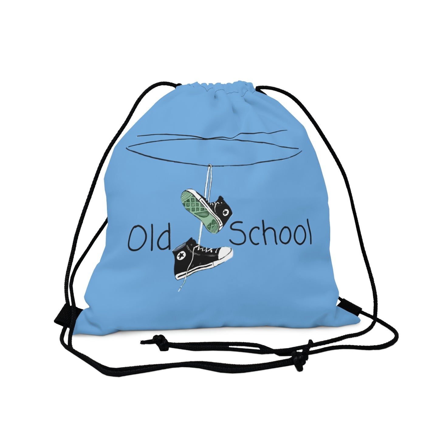 Old School Outdoor Drawstring Bag