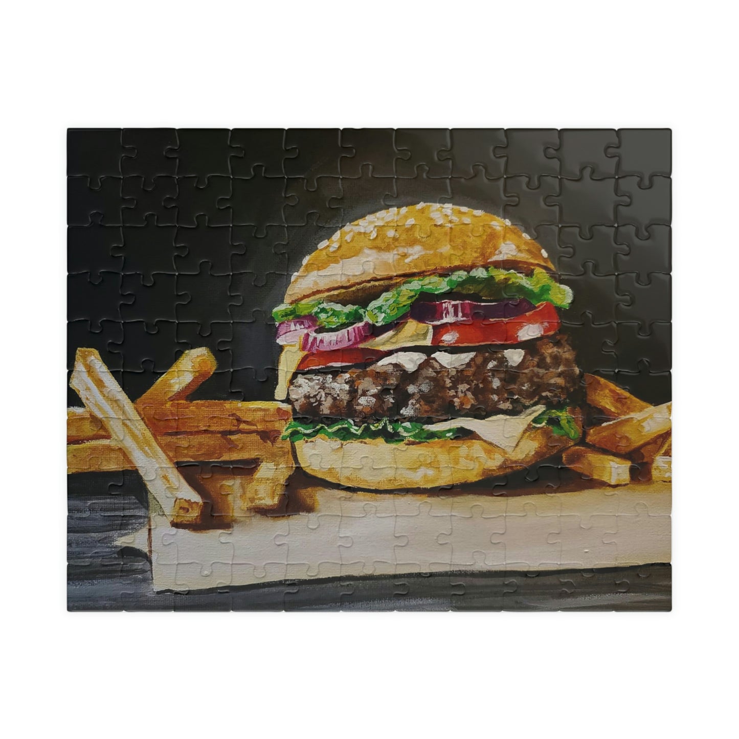 Burger and Fries Puzzle