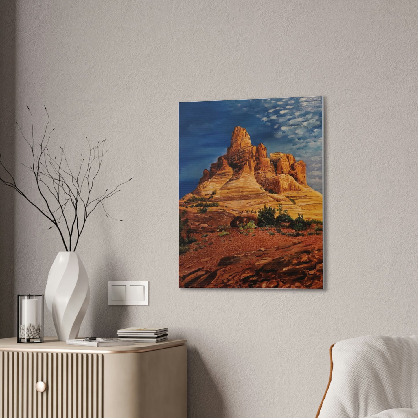 Bell Rock Canvas Stretched