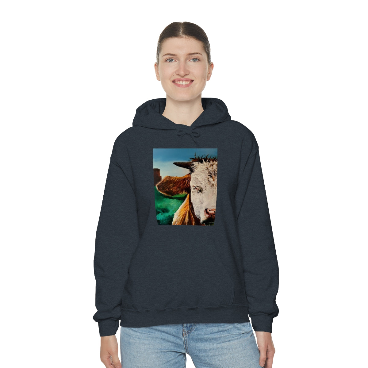 A Bunch of Bull Unisex Heavy Blend™ Hooded Sweatshirt