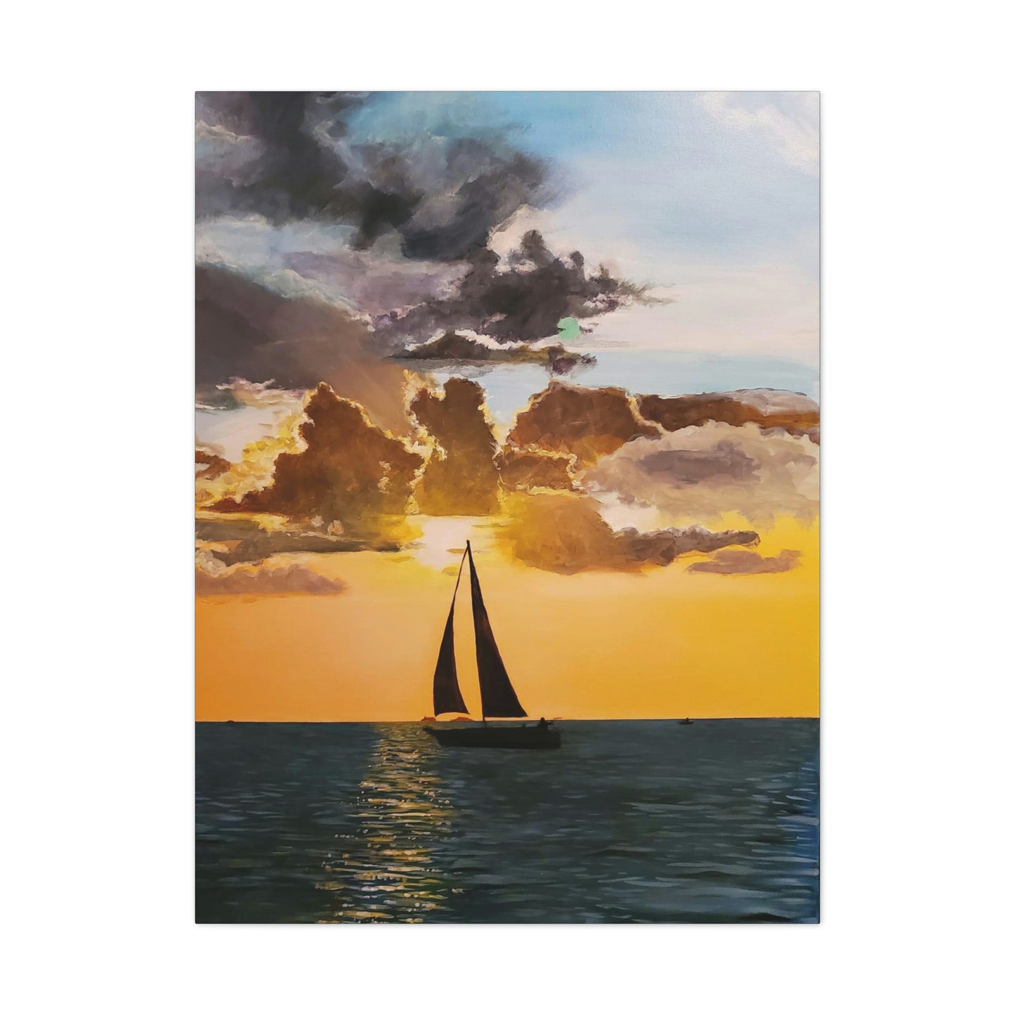 Sailboat Canvas Stretched, 0.75"