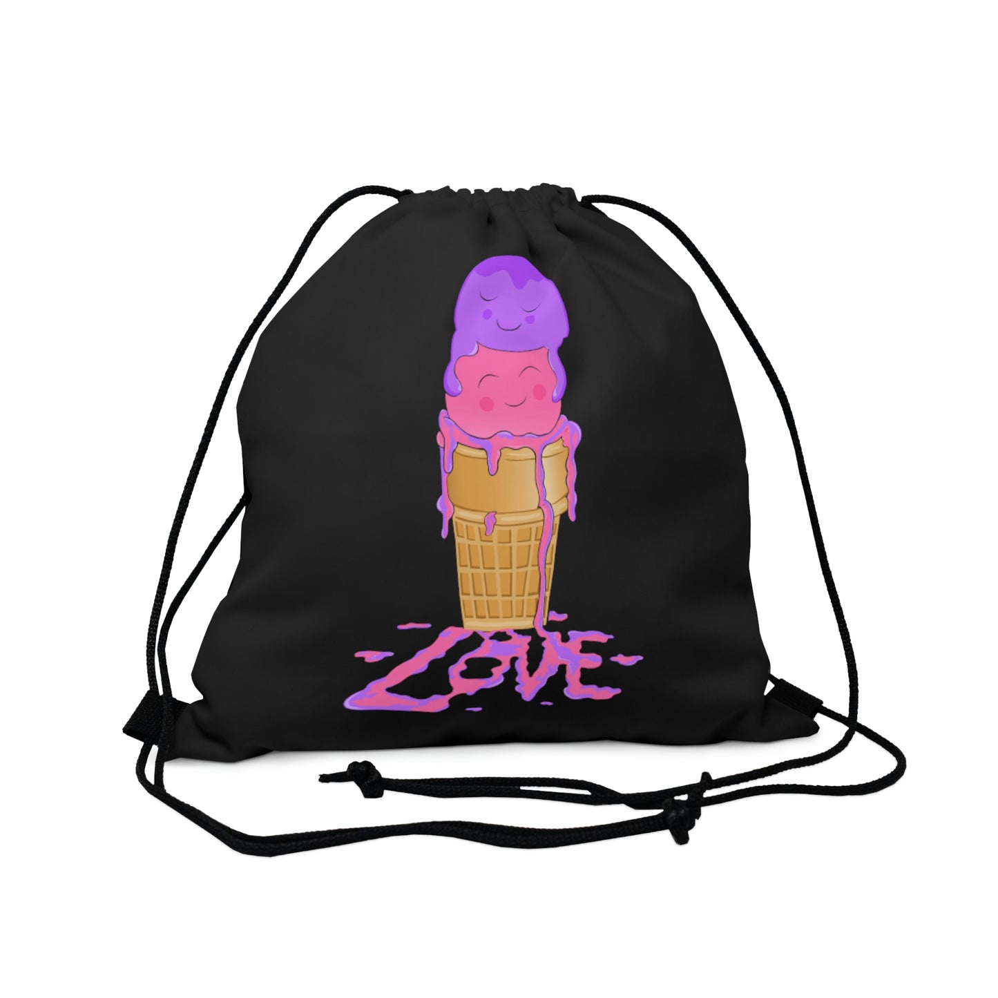 Scoops of Love Outdoor Drawstring Bag