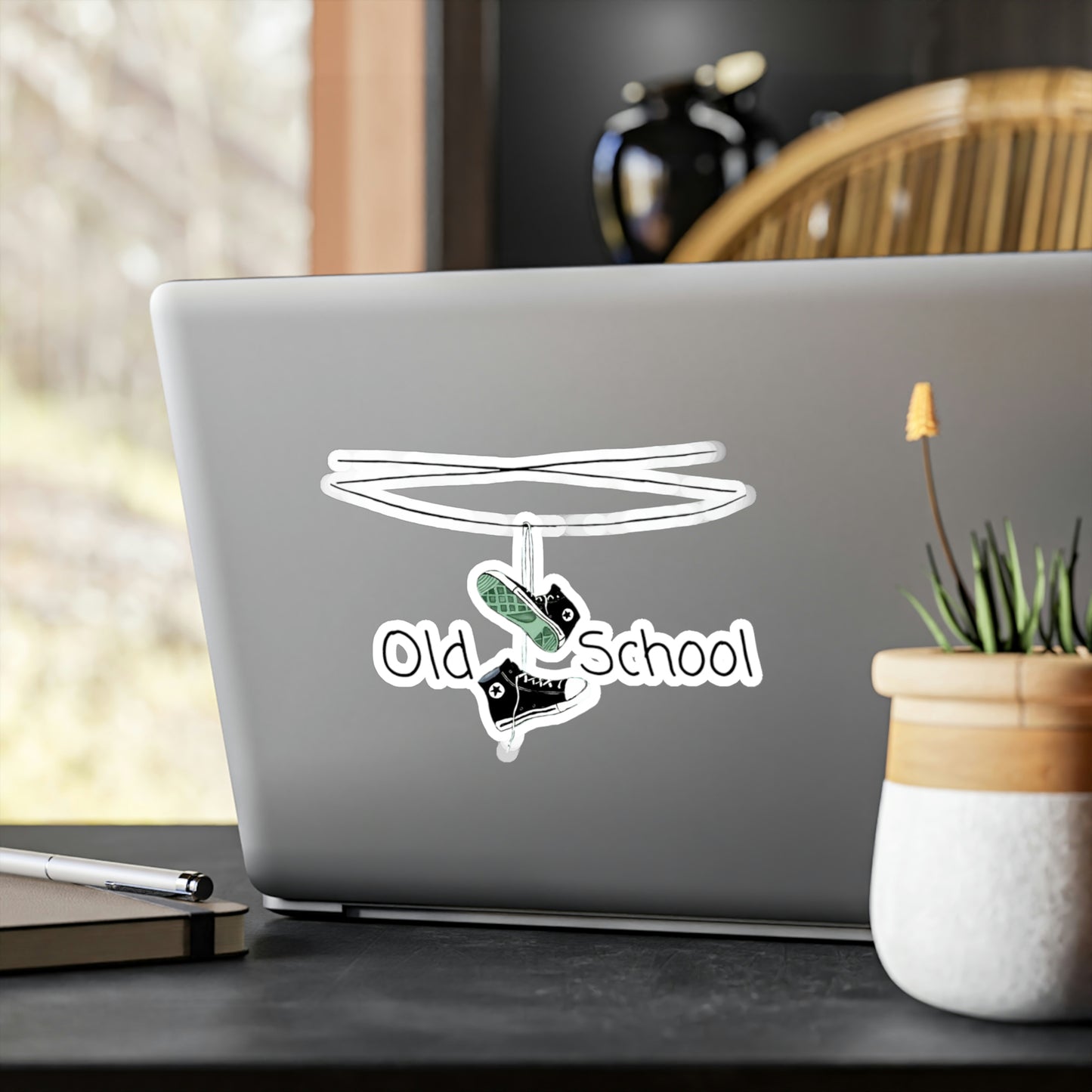 Old School Kiss-Cut Vinyl Decals