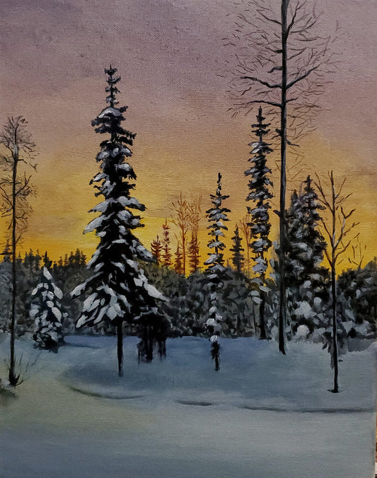 Early morning snow