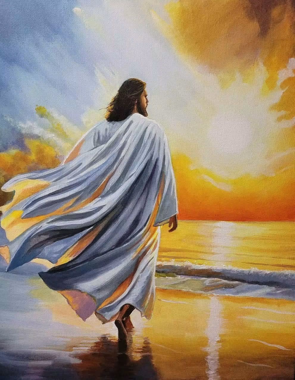 Blessed beachfront Print