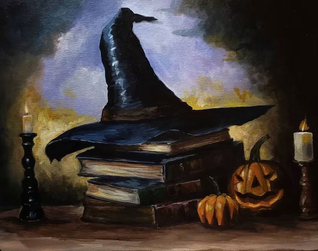 Witches Hat Print