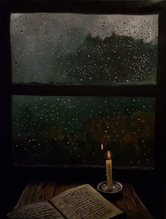 Evening rain Print