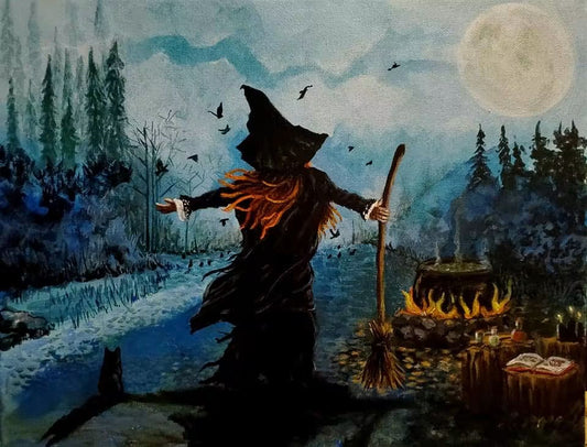 Witch in the Woods Print