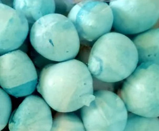Freeze dried blue raspberry laffy taffy