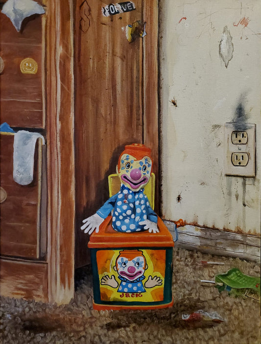 Toys in the Hood series #2 "Jack in the Box" Original