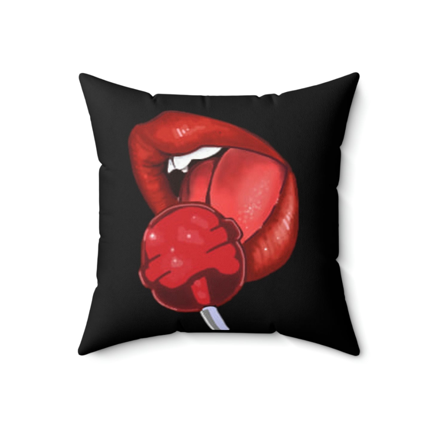 Lollipop Spun Polyester Square Pillow Case